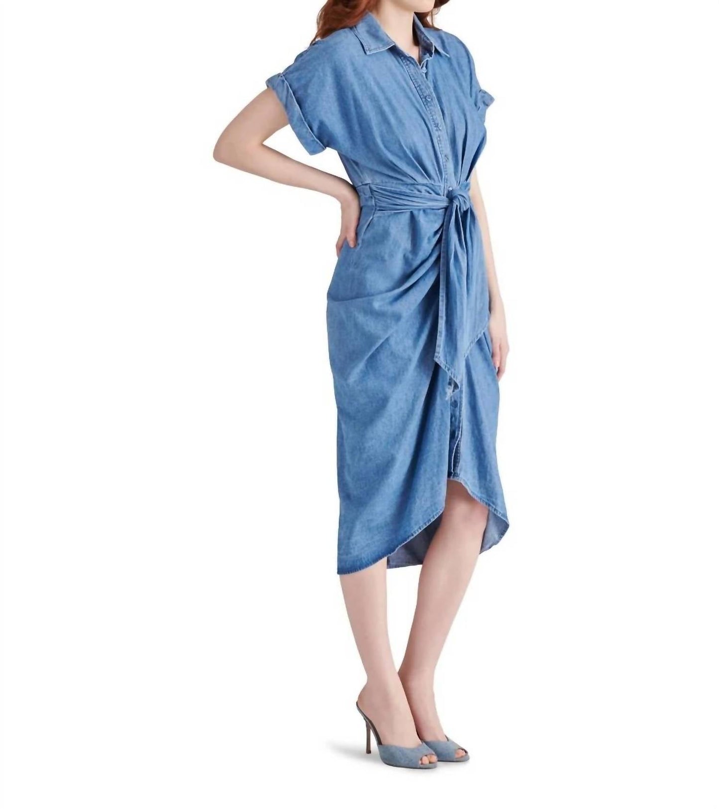 Steve Madden - Tori Tie Front Midi Dress