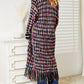 Angel Wings By Lucy - Full Size Open Front Fringe Hem Cardigan