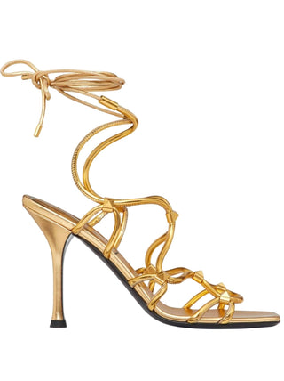Valentino Garavani - Rockstud Lace Up Sandals