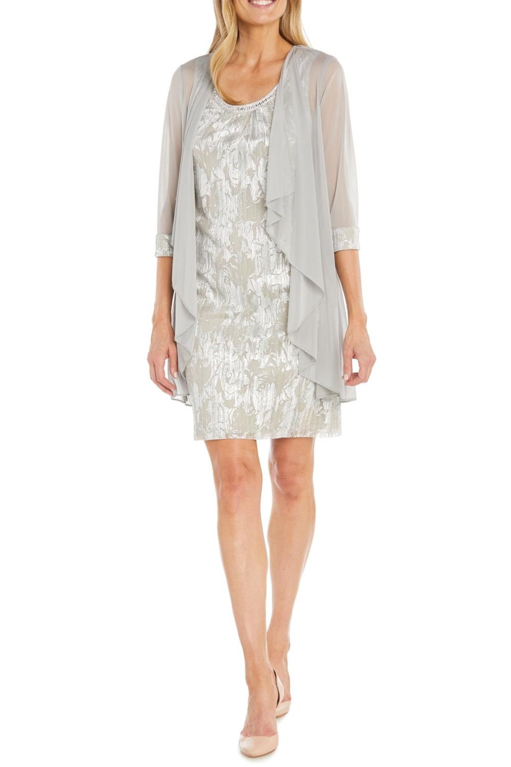 R&M Richards - Two Piece Short Evening Jacket Dress