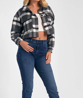 Elan - Button Down Crop Jacket