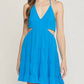 Entro - Halter Dress With Cut Out