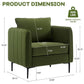 Accent Chair With Pillow For Living Room