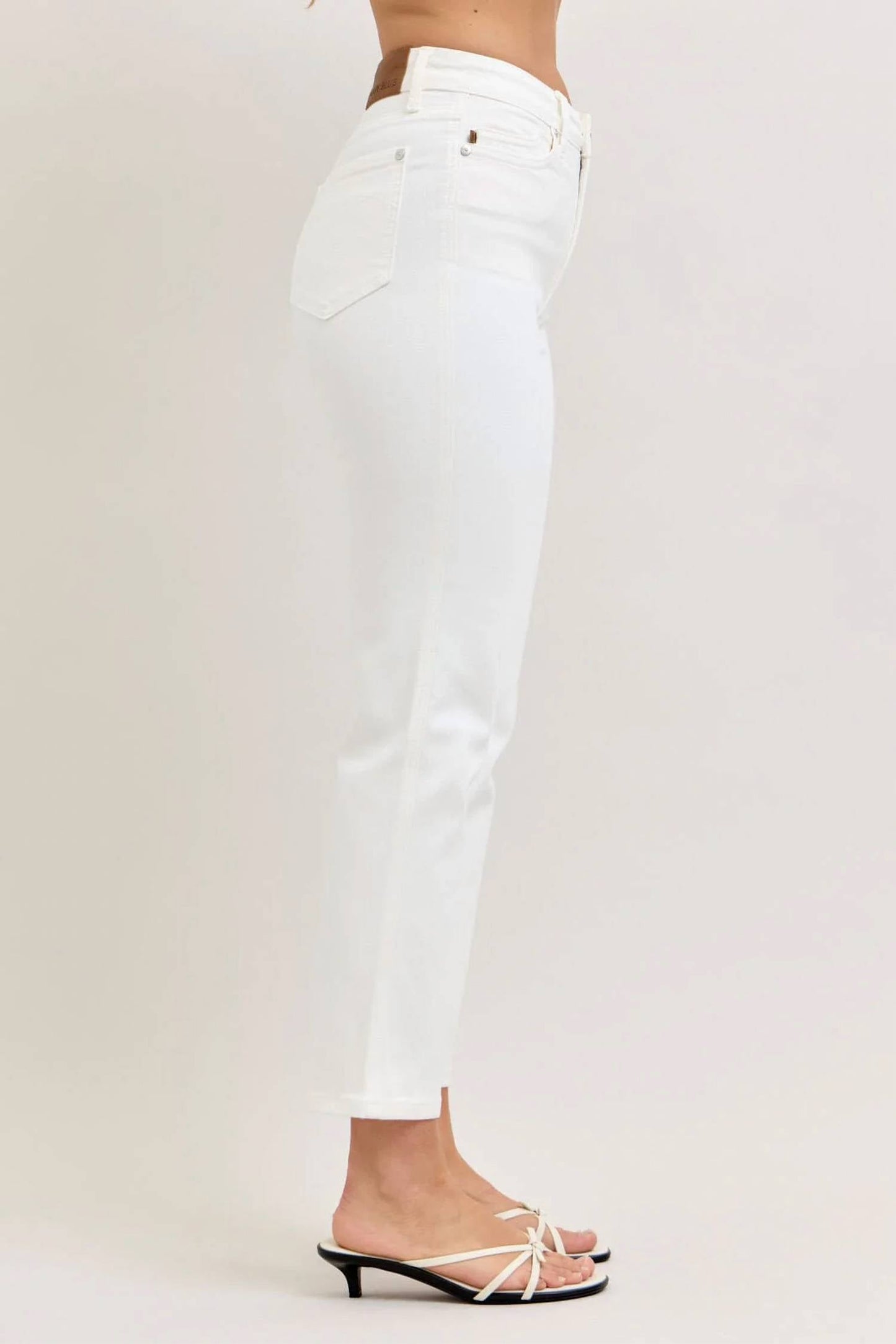 Judy Blue - High-rise Tummy Control Ankle Straight Jean