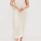 Enza Costa - Popcorn Puckered Tank Midi Dress