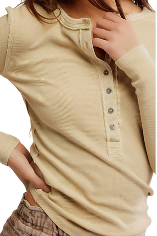 Free People - Jamie Henley Long Sleeve Top