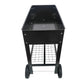 Mobile Metal Raised Garden Bed Cart with Legs
