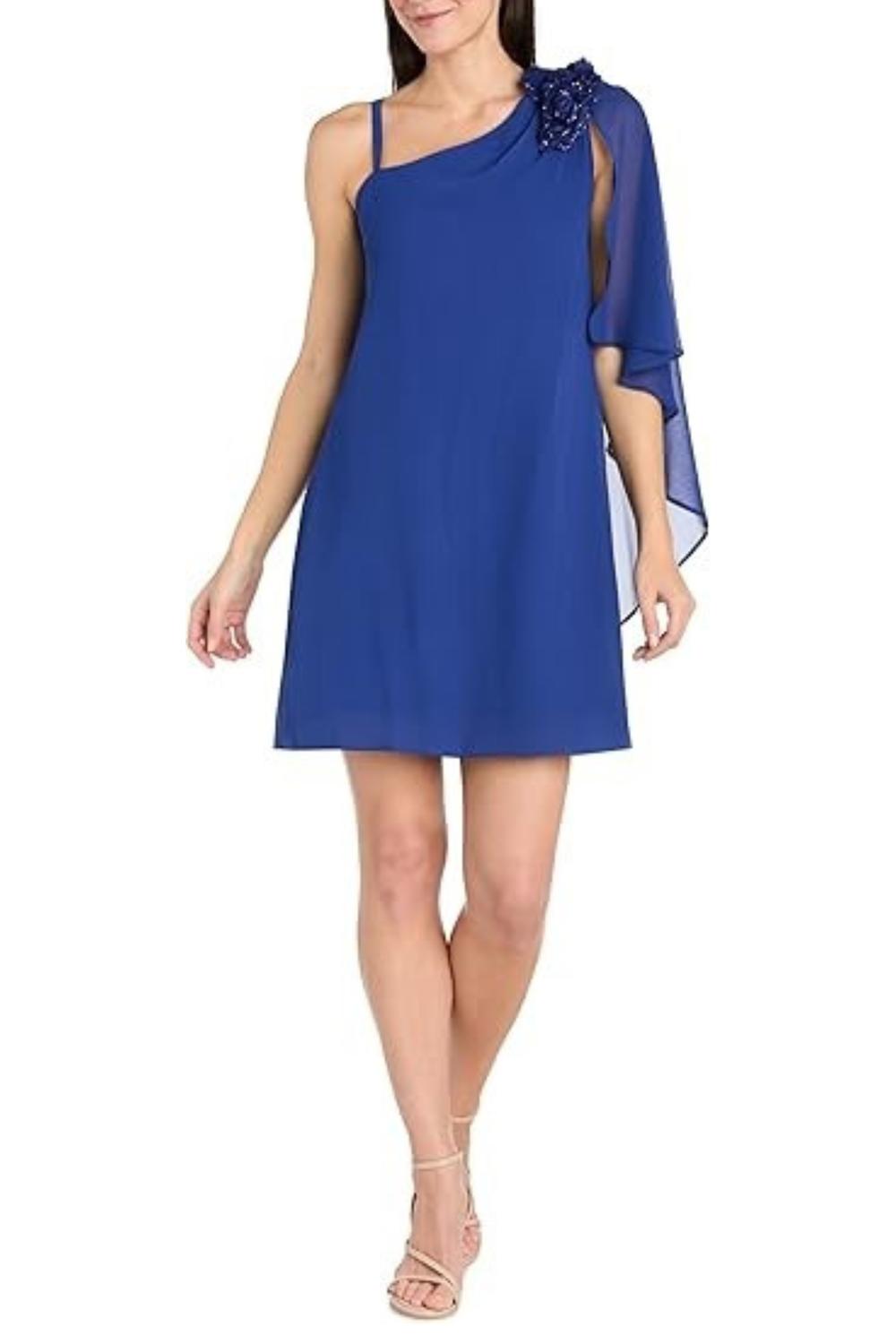 R&M Richards - One Shoulder Short Evening Dress