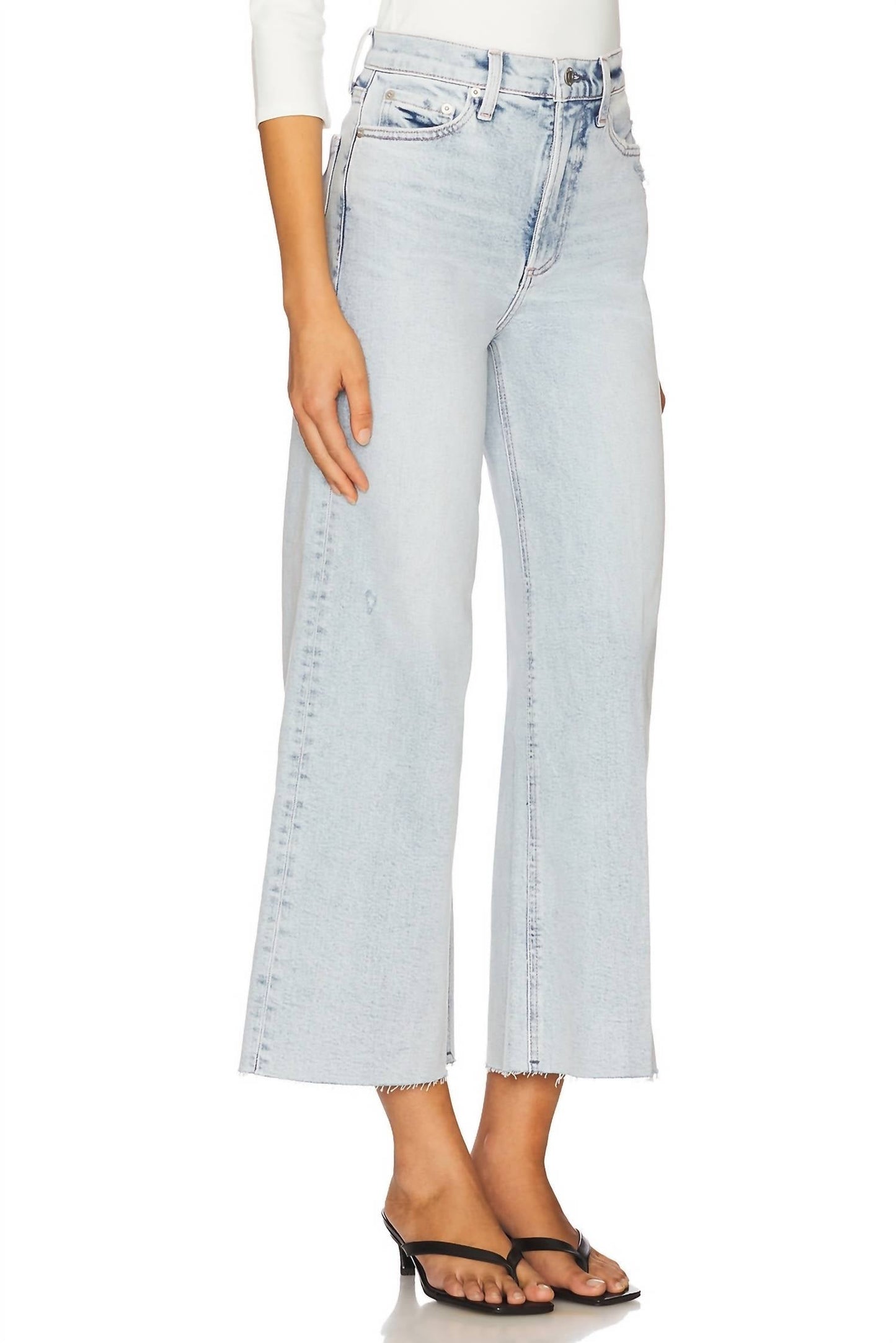 Pistola - Lana High Rise Crop Wide Leg Jeans