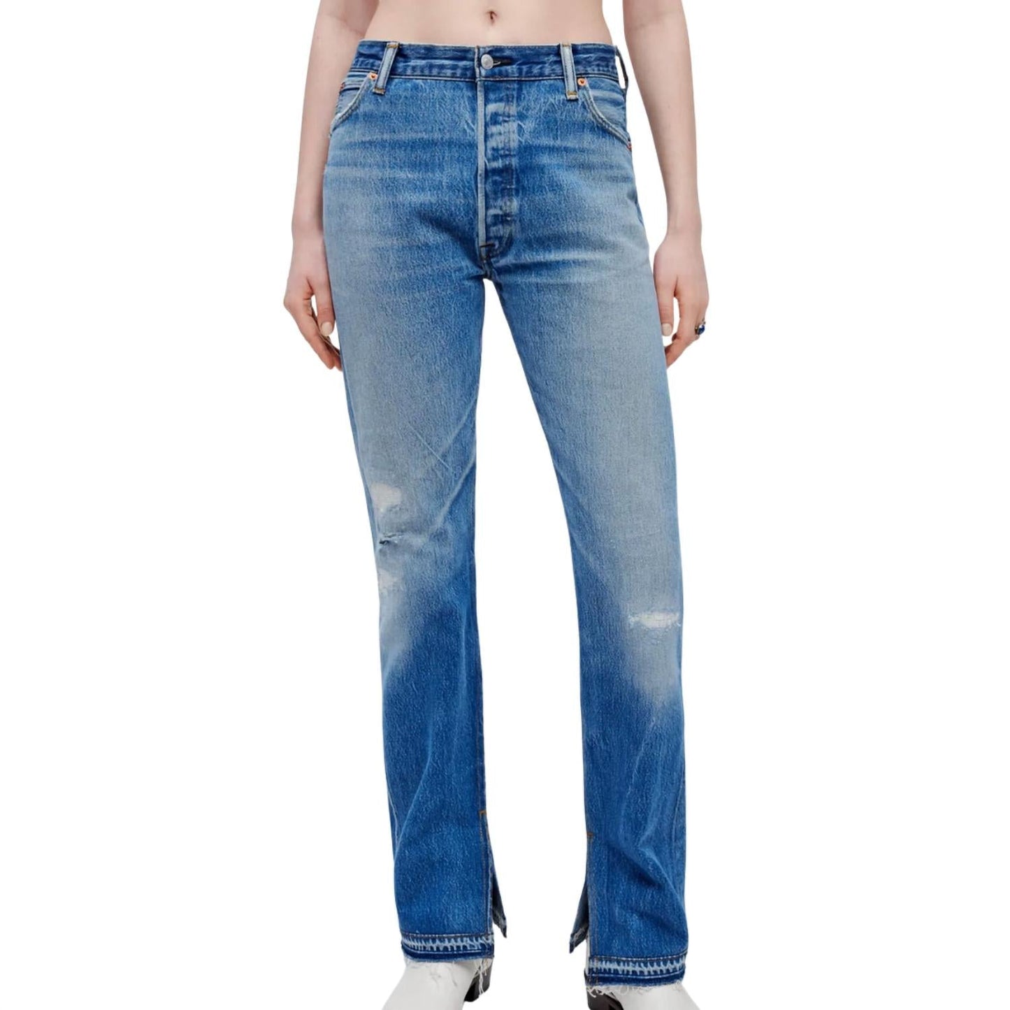Re/Done - HIGH RISE SKINNY BOOT CUT JEAN