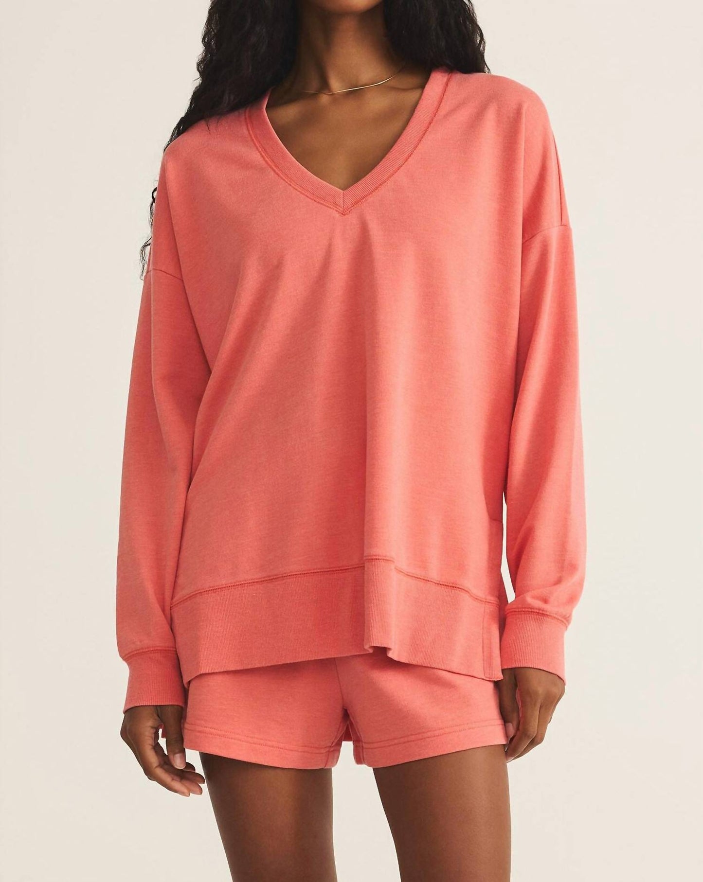 Z Supply - Modern V-neck Weekender Sweatshirt
