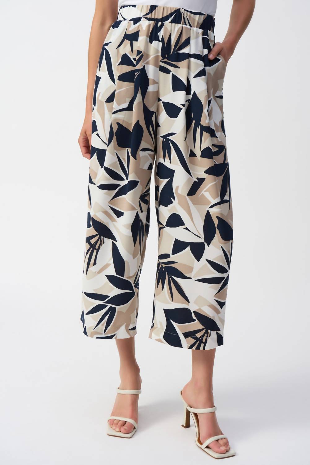 Joseph Ribkoff - Tropical Print Culotte Pants