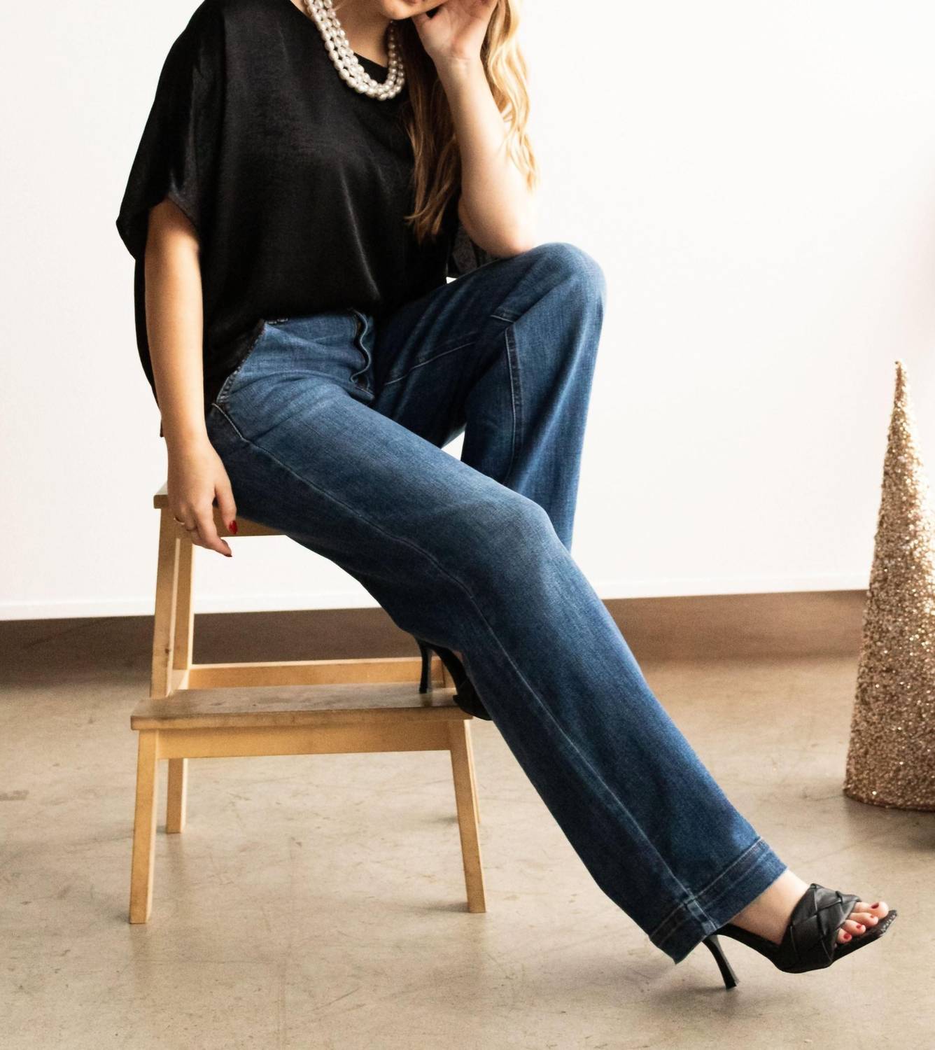 Judy Blue - Highwaist Wide Leg Jeans