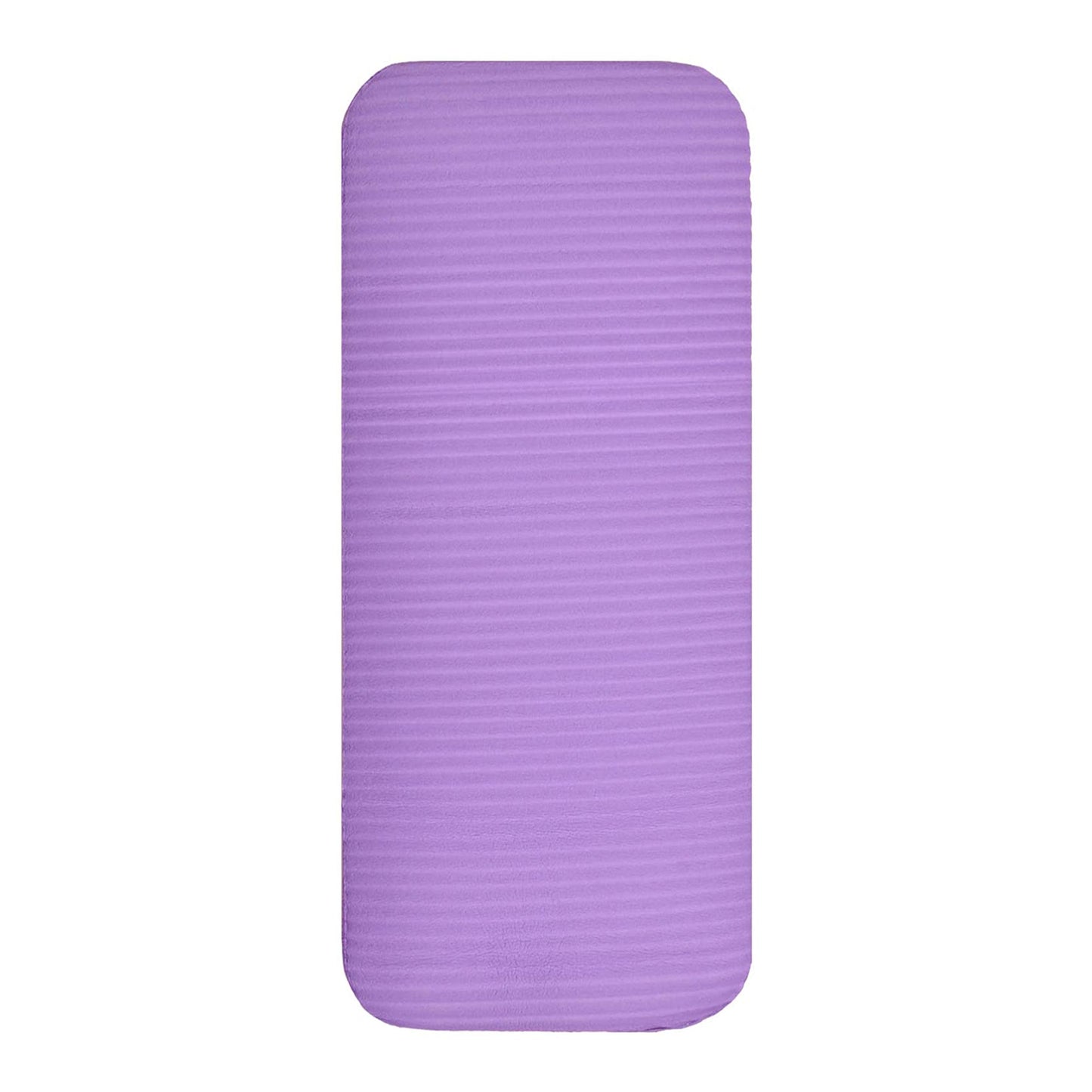 BalanceFrom Fitness GoYoga+ 71x24in Exercise Yoga Mat w/Knee Pad & Strap, Purple