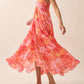 Promesa - Blooming Bliss Floral Chiffon Tiered Maxi Dress