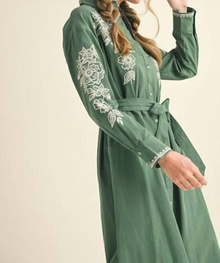 &Merci - Saddle Stitch Floral Maxi Dress