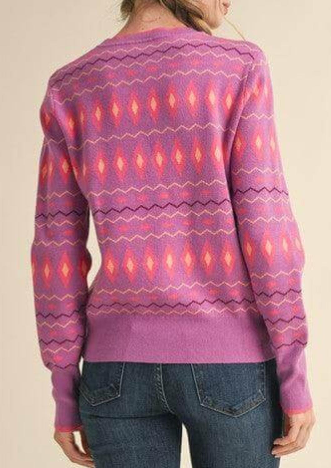 &Merci - Geometric Sweater