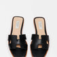 Steve Madden - Women's Haydn H Strap Leather Sandal