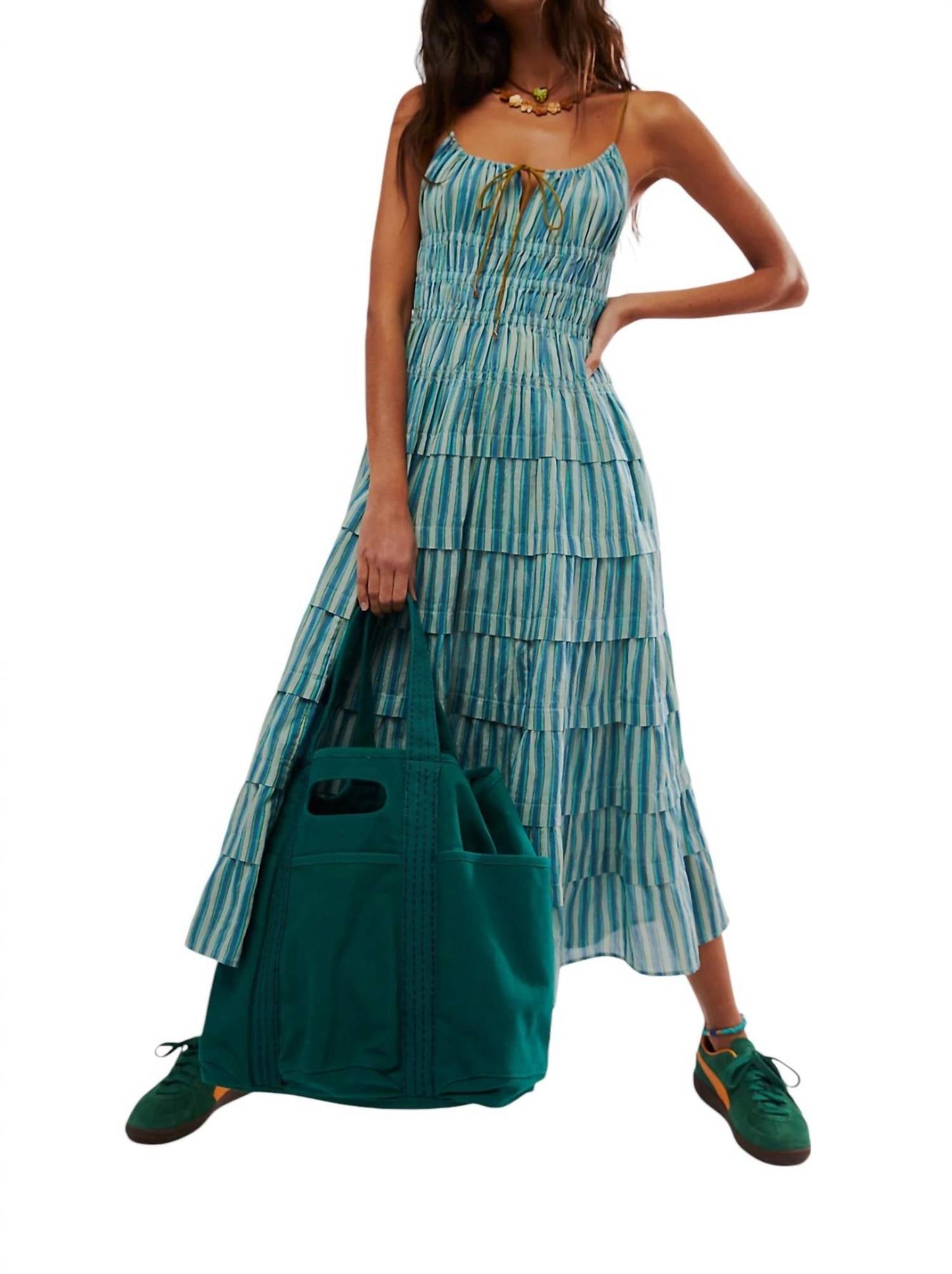 Free People - GOING STEADY MIDI DRESS