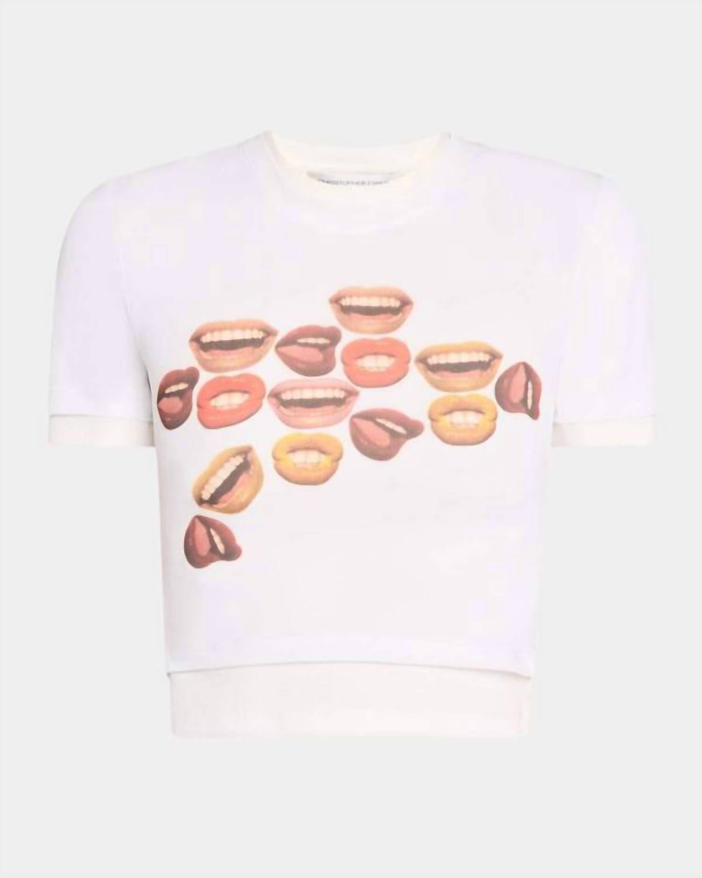 Christopher Esber - Chatter Sheer Overlay Baby Tee