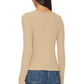 Enza Costa - KNIT V NECK TOP
