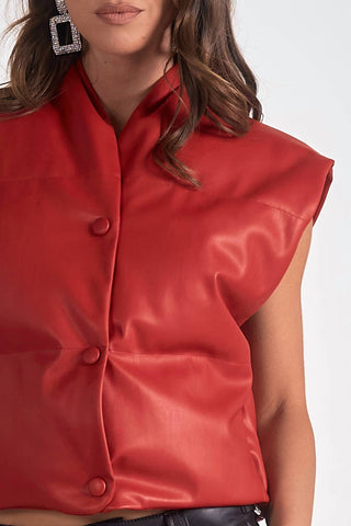 Elan - HIGH COLLAR VEST