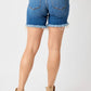Judy Blue - Mid Rise Destroy Frey Hem Shorts