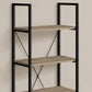 4-Tier Contemporary Bookshelf for Office & Bedroom