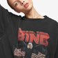 ANINE BING Vintage Bing Graphic Sweatshirt Black Size XS
