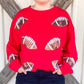 Bibi - Football Sequin Sweatshirt