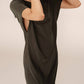 Grace & Mila - V-neck At The Back Peace Maxi Dress
