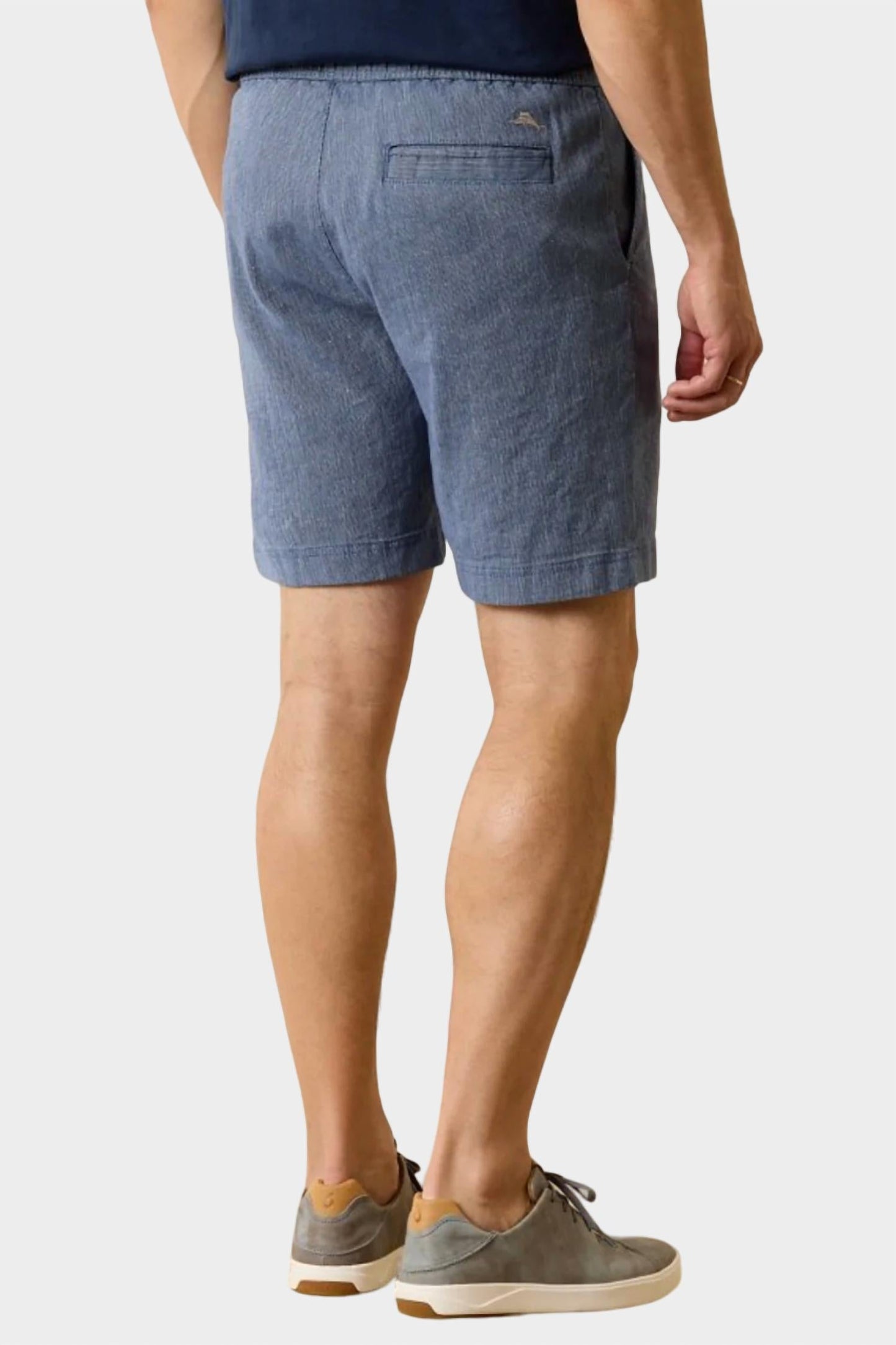 Tommy Bahama - Dockside Bay Linen-Blend Elastic Short