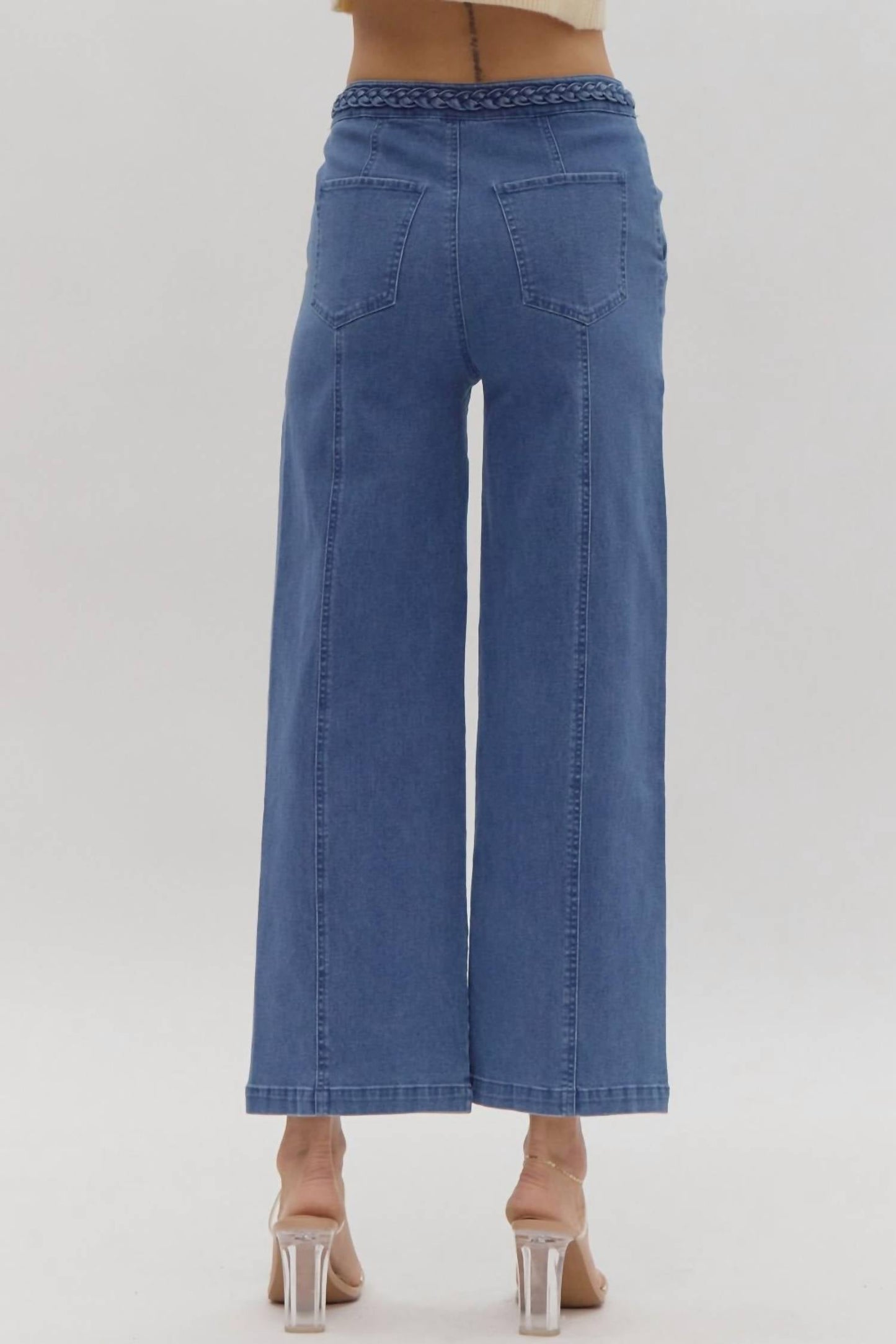 Entro - Women's Textured Wide Leg Pant