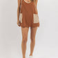 Bucketlist - Hot Shot Solid Mini Skort Dress