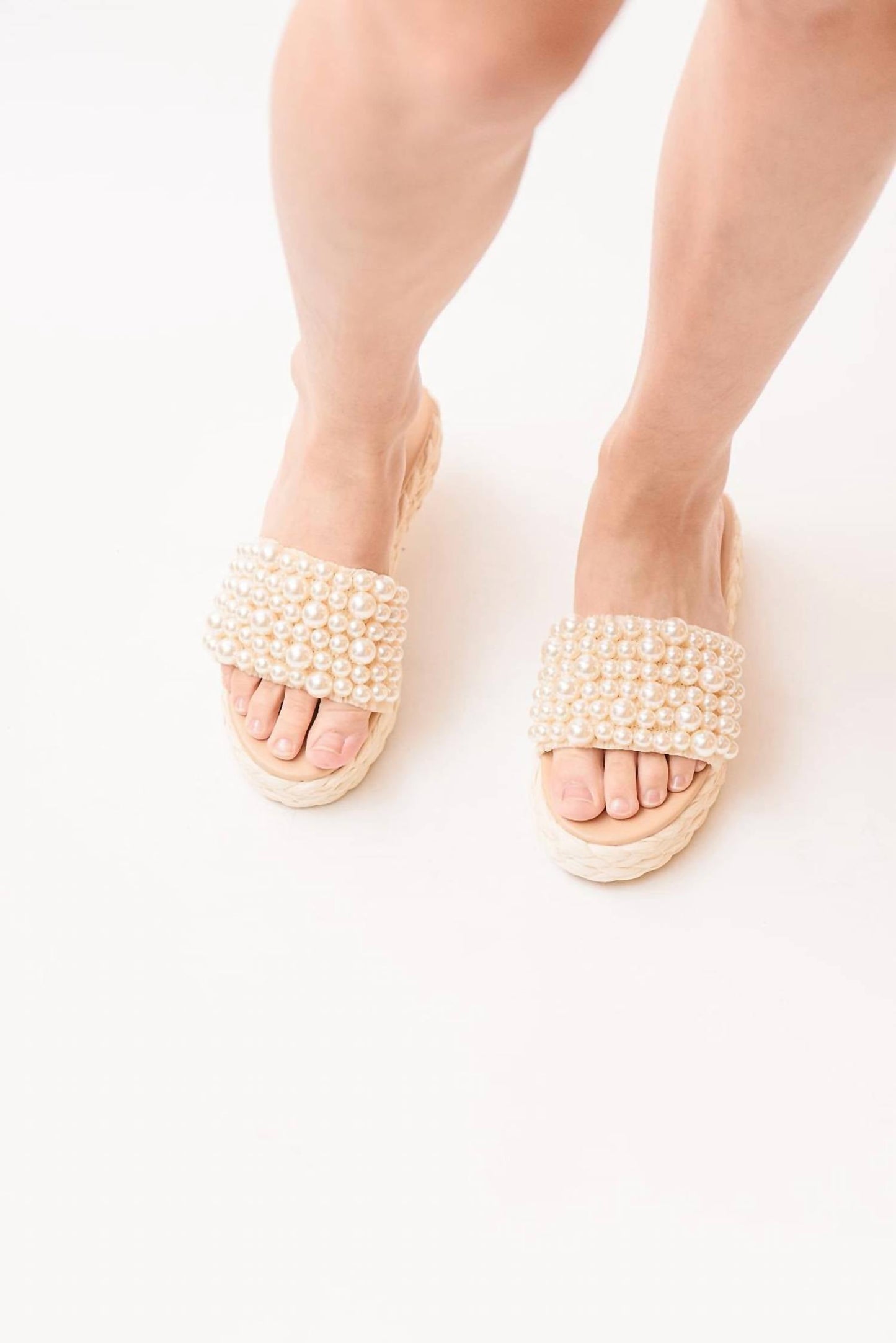 Btb Los Angeles - Women's Milos Pearl Espadrille Sandals