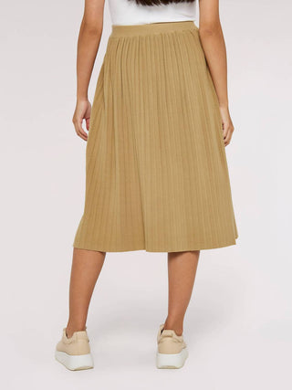 Apricot - Women's Harper Pleated Knit Skirt