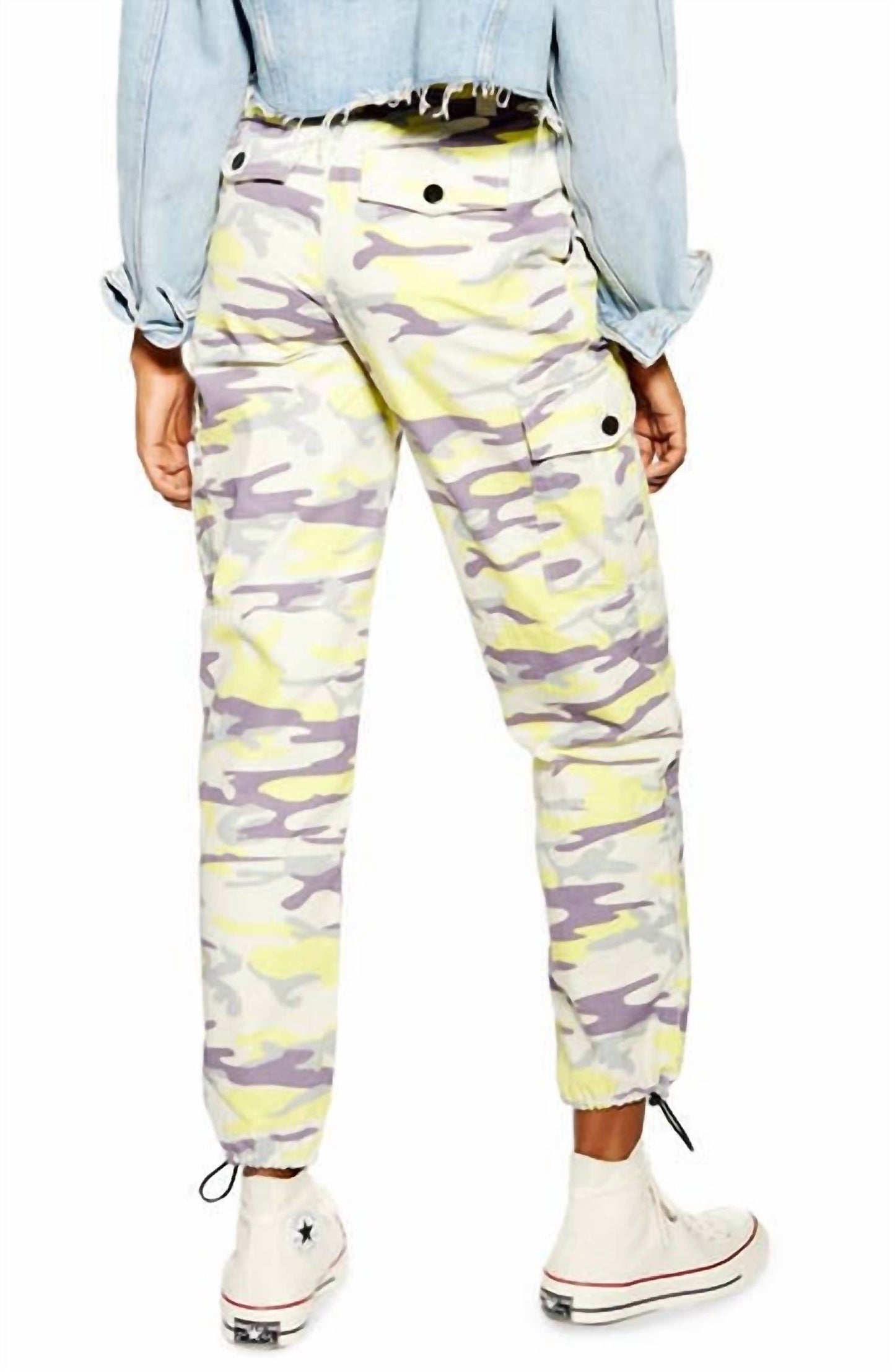 Topshop - Camo Print Utility Pants