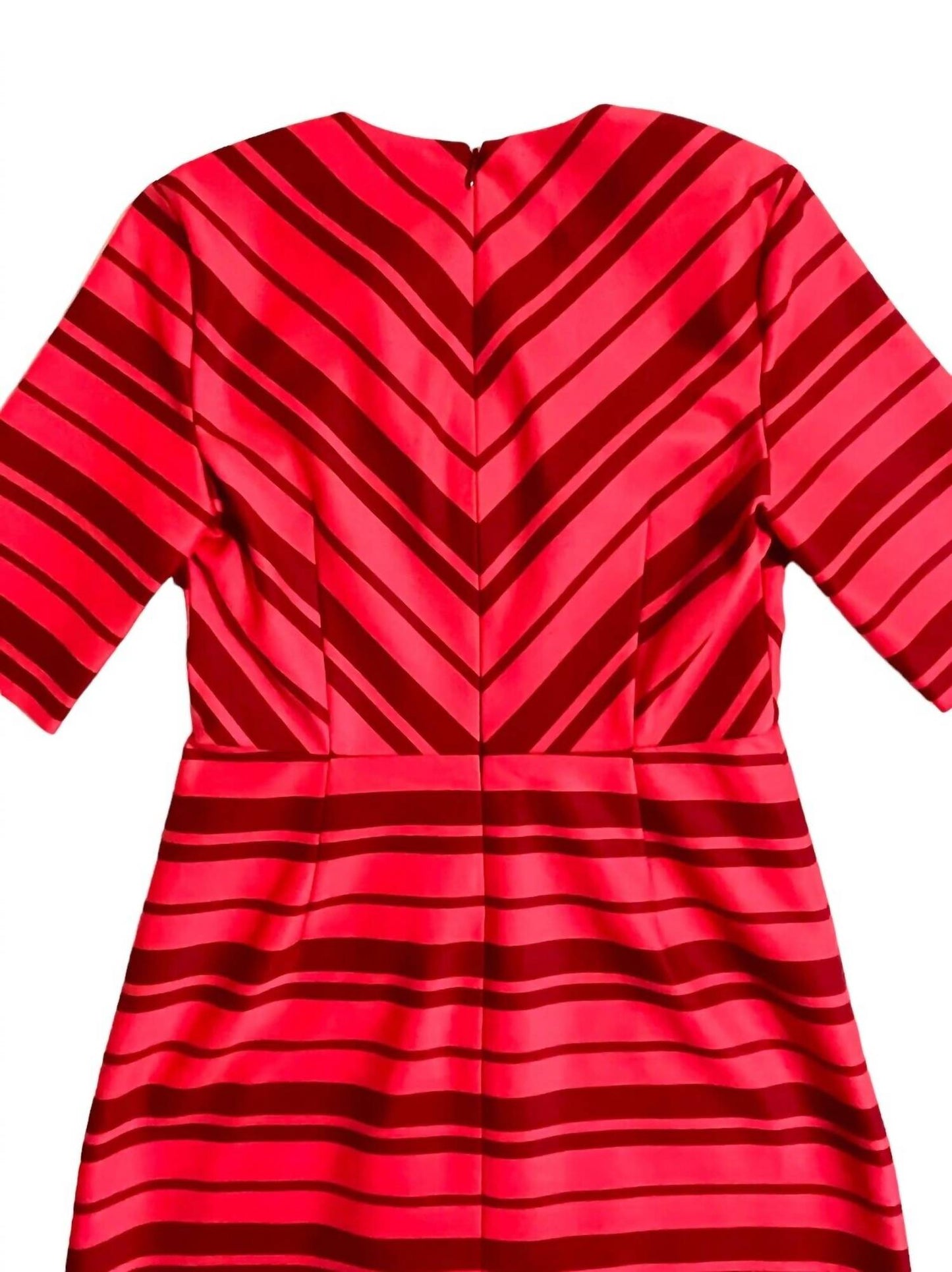 Ralph Lauren - Women's Striped V-neck A Line Dress