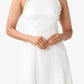 Adrianna Papell - Beaded Halter Neck A-line Dress