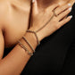 Eklexic - Women's Raya Hand Chain Bracelet