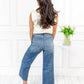 Judy Blue - Utility Pocket Crop Wide Leg Jeans