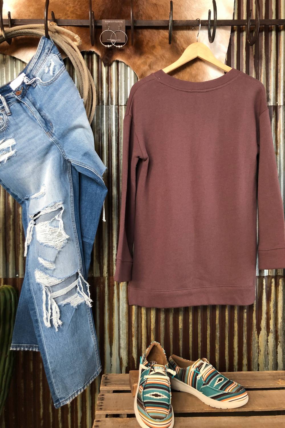 Z Supply - Women's Quinlan Oversized Pullover Sweatshirt