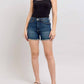 Judy Blue - Tummy Control Fray Hem Shield Pocket Shorts
