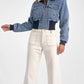 Elan - DENIM JACKET FUR COLLAR