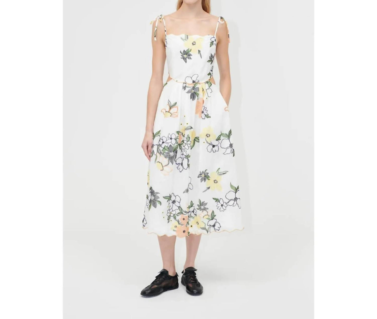 Stine Goya - Scalloped Cut Out Dress