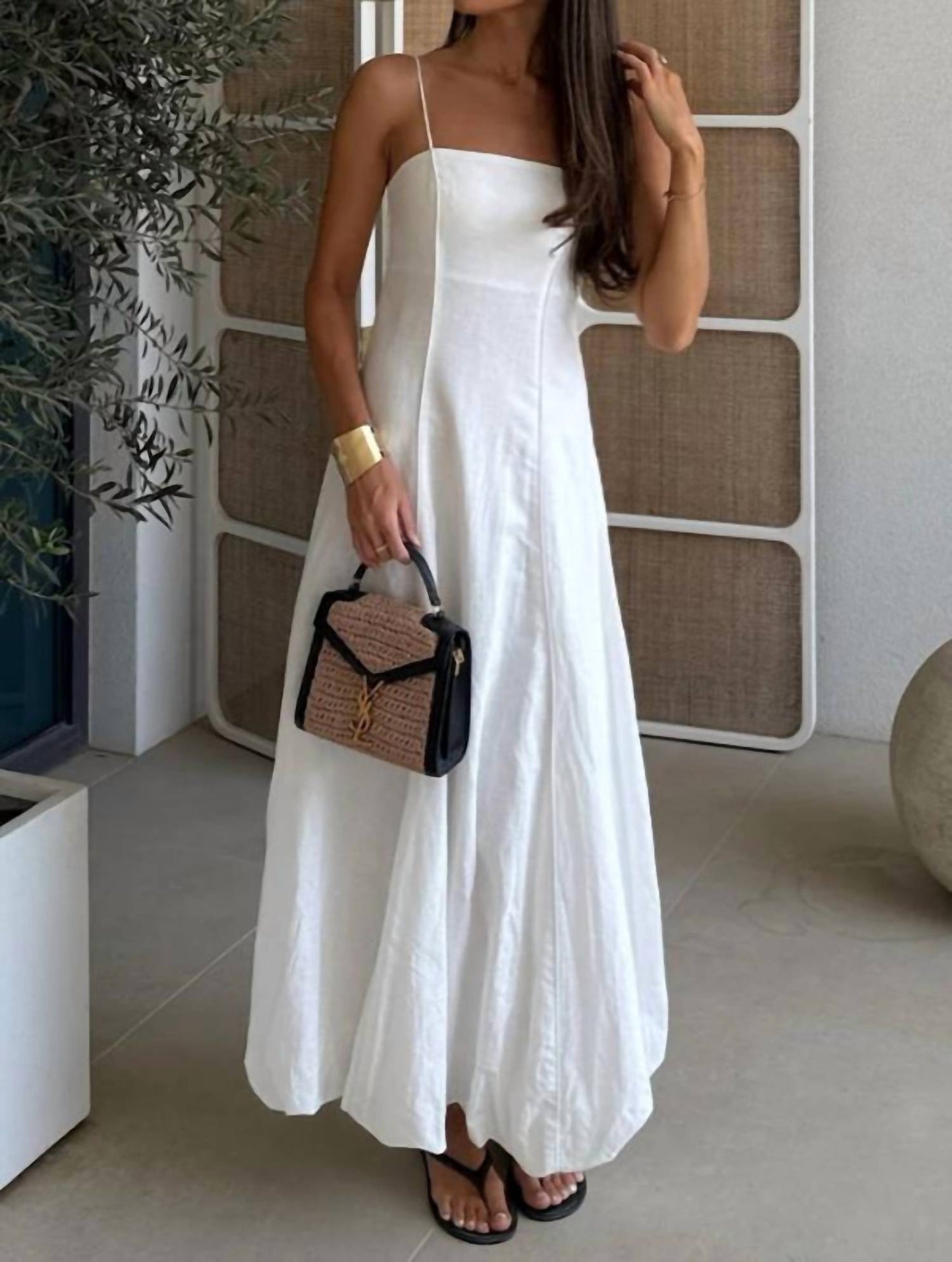 Kivari - Sylvie Square Neck Maxi Dress