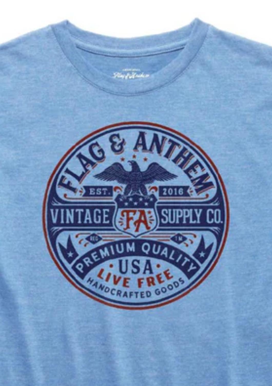 Flags & Anthem - Men's Vintage Supply Short Sleeve Graphic Tee