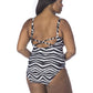 La Blanca - Wild Safari Plusace Up One Piece Swimsuit