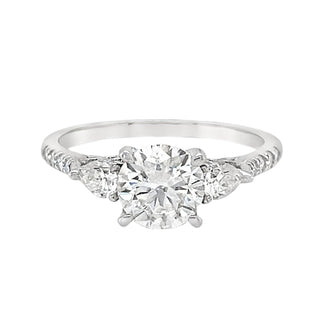 Allyanna Gifts - Women's Round Moissanite Cluster Ring