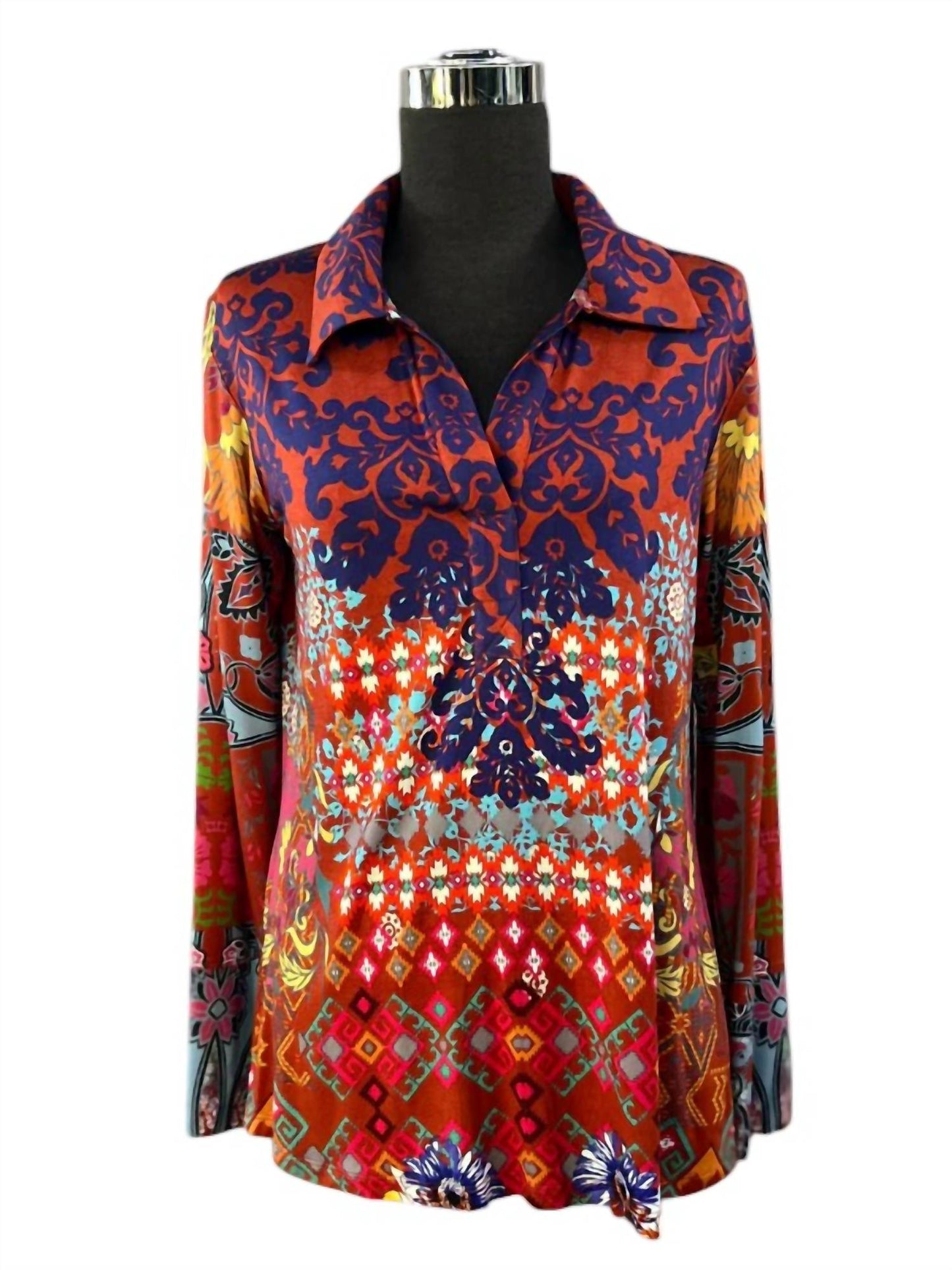Johnny Was - The Janie Favorite Split Henley Top